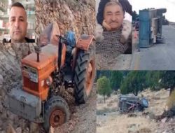 Mut'ta kazada ağır yaralanan traktör sürücüsü 1 gün süren yaşam mücadelesini kaybetti